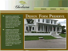 Tablet Screenshot of charlestonlandscape.com